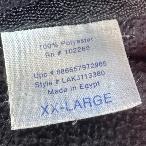 LogoAthletic by Reebok Black Full-Zip Fleece Jacket – XX-Large - Picture 12 of 13